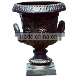Classical Garden Decorative Cast Iron Flower Pots,antique Cast Iron Flower Planters Pots and Vase thumbnail-3