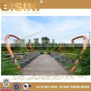 To Install the Integrally Completed Inland River Landscape Bridge,BISINI New Design for Steel Structure Bridge(BF08-Y10048) thumbnail-4