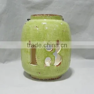 Round Hanging Ceramic Lanterns thumbnail-1