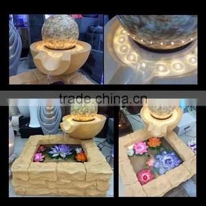 NEW 2017 Resin Water Fountain Sphere Ball Water Fountain thumbnail-3