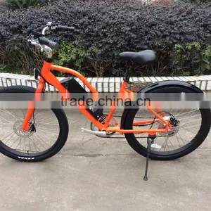 2017 New Design 26 Inch Beach Cruiser Electric Bike for Sand Use thumbnail-5