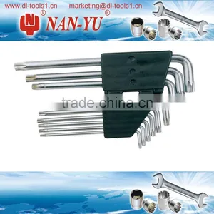 9PC Long Hollow Star Key Wrench Set Hand Tool thumbnail-1