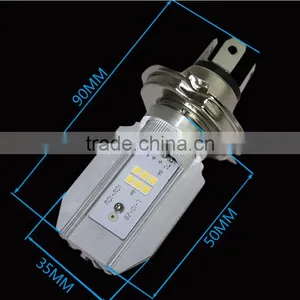 Motorcycle Electric Car Headlamps H4 Plug 12 w + 12 w and Light thumbnail-1