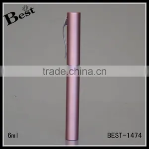 6ml Pocket Size Perfume Bottle Aluminum Pen Perfume Spray Bottle Special Design Pen Perfume Spray Bottle thumbnail-1