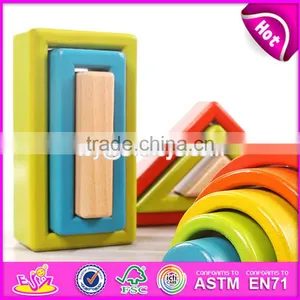 2017 New Design Best Educational Blocks Wooden Kids Construction Toys for Sale Online W13A135 thumbnail-4