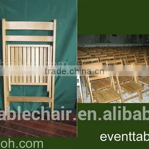 Wholesale Outdoor Patio Garden Furniture Wood Folding Slat Chair thumbnail-2