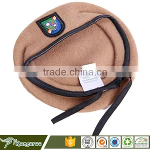Custom Wholesale Military Brown Beret thumbnail-6