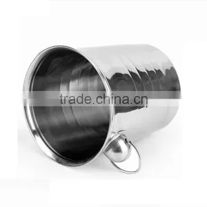 Wholesale Champagne Beer Ice Bucket Custom Bulk China Stainless Steel Metal Ice Bucket thumbnail-3