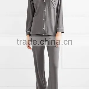 Dubai Women Sleepwear Jersey Pajama Set Women Silk Nighty Sleepwear Nightgown Women Sleepwear thumbnail-2