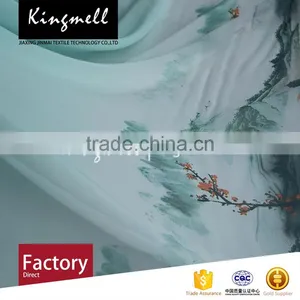 Customized Digital Printing Silk Chiffon Factory Fabrics thumbnail-1
