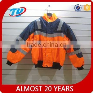 1000 Red Reflective Safety Workwear Jacket thumbnail-1