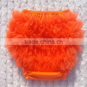 New Arrival High Quality 100%cotton Ruffle Bloomers for Baby Girls thumbnail-3