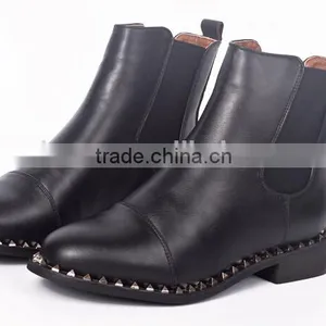 GZY High Quality Overstock Liquidation Women Boots Stock High Quality Warm and Durable China Export 2017 Wholesale Guangzhou thumbnail-3