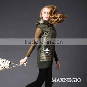 Top Quality Women Sleeveless Knitting Fashion Sweater Coat thumbnail-1