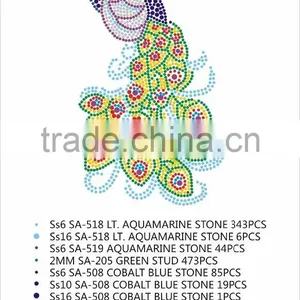 2017 To Customize the High Quality Birds Hot Fix Rhinestone for Clothing thumbnail-2