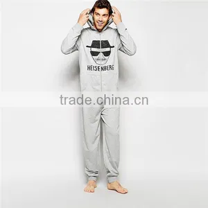PA0040A Men's Breaking Bad Print Onesie Pajamas thumbnail-1
