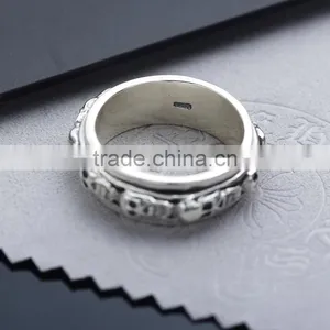 Fashion Jewelry Brass / S925 Cool Punk Retro Style Personalized Devil Skull Ring for Men thumbnail-4