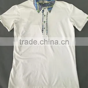 Popular 100% Cotton Polo Shirt With Colorful Design Cheap Polo Shirt thumbnail-1