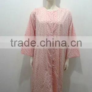 Nightwear Long Cotton-polyester Ladies Pajamas thumbnail-1