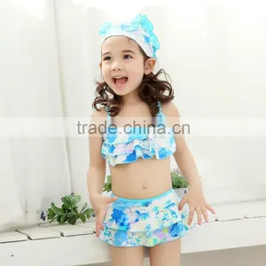 S60576B 2017 Fashion Cute Children's Swimsuit Girls Bikini Swimwear thumbnail-1