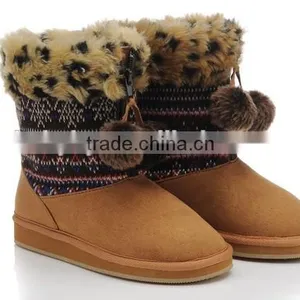 Warm Fancy Girls Kids Winter Boots Fashion 2012 thumbnail-6