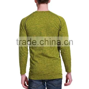 Seamless t Shirt With Long Sleeve High Quality OEM Gym t Shirt thumbnail-2