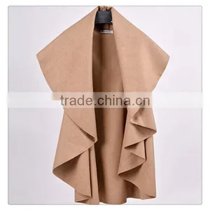 Spring New European Style Temperament Fashion Shawl,woolen Irregular Coat,women Shawl thumbnail-4