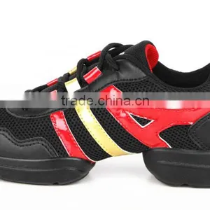 Free Fisher Jazz Dance Sneakers Black&Red L98208 thumbnail-1