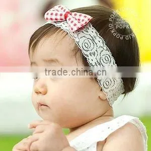 100% Handmade Crochet Baby Hair Flower Head Band thumbnail-1