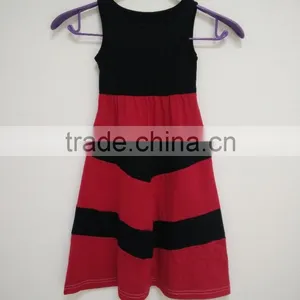 2017 Mommy And Girl Family Matching Mother Daughter Dresses Clothes Striped Mom And Daughter Dress Kids Parent Outfits thumbnail-3