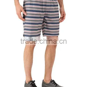 High Quality China Manafacturing Wholesale Stripped Sweat Shorts in Hot Season thumbnail-4