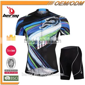 BEROY Summer Sports Cycling Suits,short Sleeve Bicycle Racing Wear for Men thumbnail-1