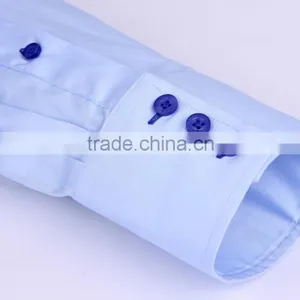 2017 New Men's Dress Shirt With High Double Button-down Collar thumbnail-5