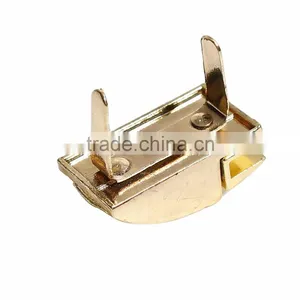Zinc Based Alloy Purse Twist Turn Lock Gold Plated 29mm(1 1/8") x 15mm( 5/8"), 1 Set thumbnail-3