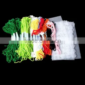High Quality Plastic & Cotton Multicolor Flower Pattern 3D Cross Stitch Kit Tissue Box thumbnail-2