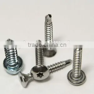 Made in Taiwan Stainless Steel Serration Screws Special Tapping Screws Washer Head Screws thumbnail-3