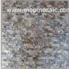 Seamless Rainbow Dapple Mother of Pearl Mosaic in Brick thumbnail-1