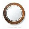 Decorative Bronze Framed Mirror With Deep-Carving 3D Effects , Shower Mirrors thumbnail-1
