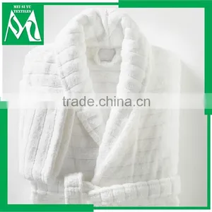 Coral Fleece Sauna Bathrobe With Custom Logo Wholesale thumbnail-1