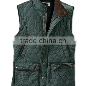 2016 Diamond Quilted Mens Sleeveless Jacket thumbnail-4