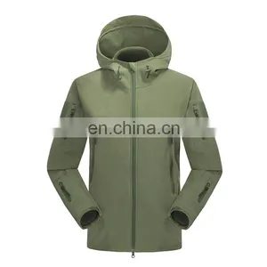 Top Sale Custom Waterproof Blank Tactical Softshell Jacket For Unisex thumbnail-4