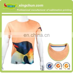 100% Polyester Penguin Dye Sublimation Printing T Shirts for Your Custom thumbnail-1