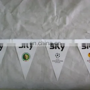 Eco-friendly Promotion Printed PE/paper Customized Pennant String Flag/Bunting Flag From Wenzhou Fly thumbnail-5