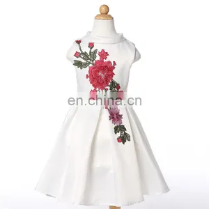 2016 Frozen Elsa Girl Party Dress , The New Children Dress Roses New Embroidery Upscale Princess DressA29161 thumbnail-1