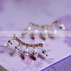 Fashion Ear Cuff Gold Zircon Ear Clip thumbnail-5
