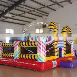 Candy Inflatable Playland Bounce n Castle for Commercial thumbnail-2
