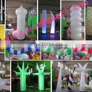 a Full Color Printing Inflatable Pillar With LED Lights thumbnail-6