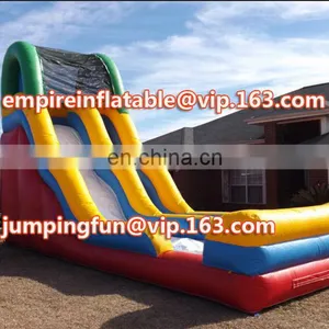 Interesting Double Lane Mediun Size Inflatable Water Slide for Sale ID-SLM067 thumbnail-1
