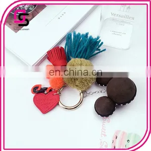 Mickey Ball Keychain Tassel Cute Creative New Bag Ornaments thumbnail-1