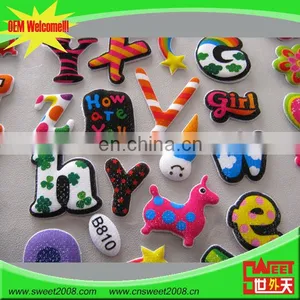 Colorful Plastic Letters and Animals Foam Sticker thumbnail-1